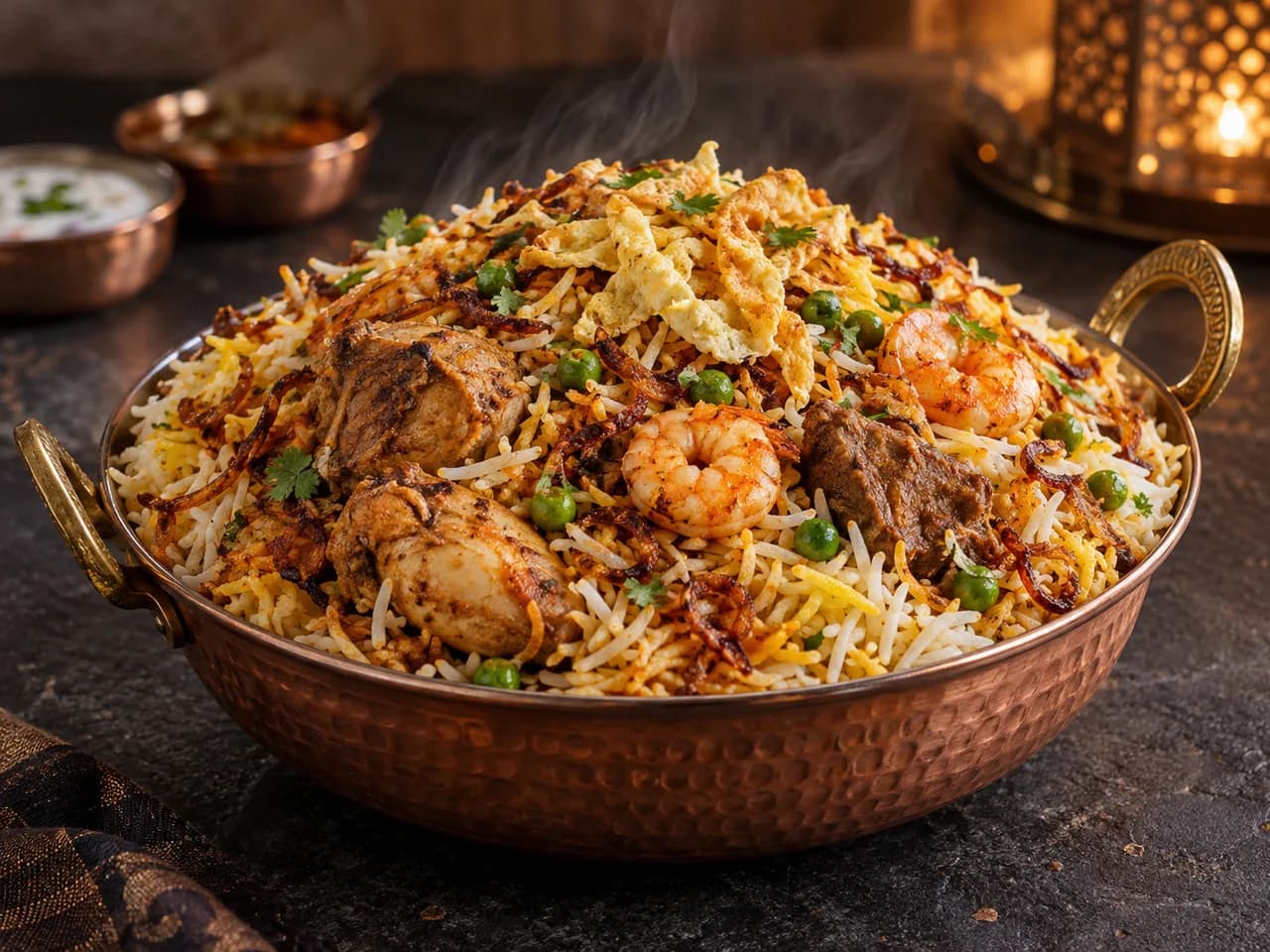 Special Mixed Biryani serving suggestion